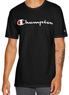 Champion 男士经典logo休闲T恤 