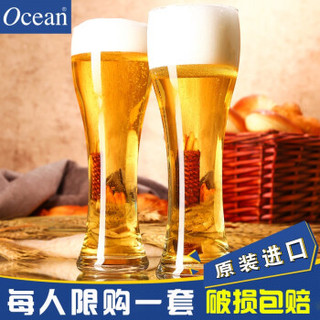 Ocean 鸥欣 无铅玻璃啤酒杯 典雅皇室 545ml*6只装