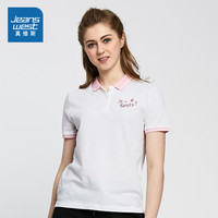 JEANSWEST 真维斯 82-273110 女士Polo领上衣