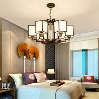 HAIDE 海德照明 HAIDE LIGHTING 北欧吸顶灯 8头 遥控调光款 (赠送光源)