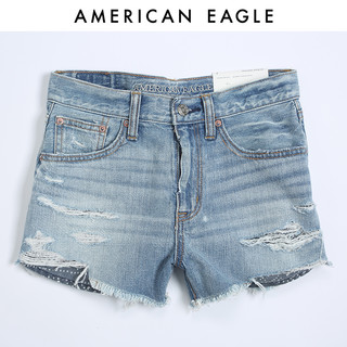 AMERICAN EAGLE OUTFITTERS 1333_5109 女士高腰牛仔短裤