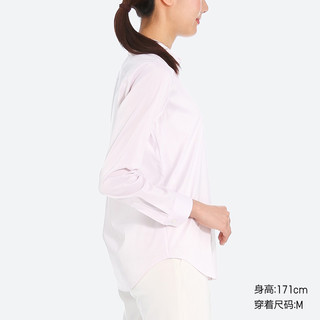 UNIQLO 优衣库 SUPIMA COTTON 407426 女士弹力条纹衬衫