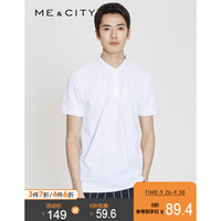 ME&CITY 507059 男士短袖POLO衫