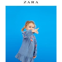 ZARA 03335011400 儿童长袖刺绣连衣裙
