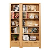 Best selling 百伽 现代简约实木组合书柜 