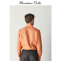  Massimo Dutti  00161478615 男士修身亚麻衬衫