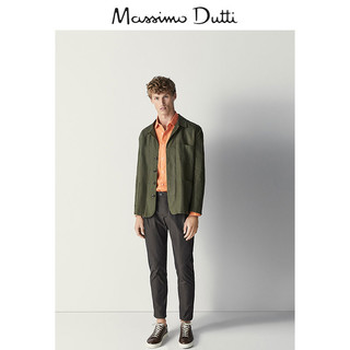  Massimo Dutti  00161478615 男士修身亚麻衬衫