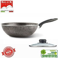 SILEX 罗马鹅卵石系列 原石颗粒物理不粘锅 28cm