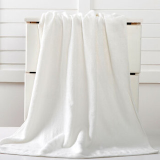 ZHONGGUOJIE 中国结 竹纤维毛巾浴巾三件套 白色