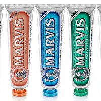 MARVIS 玛尔斯 牙膏套装(黑晶85ml*2+肉桂85ml*2+经典薄荷85ml)