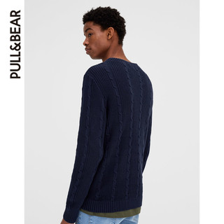 PULL&BEAR 05559510 男士麻花针织衫 