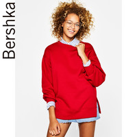Bershka 巴适卡 07702372600 女士侧开身卫衣