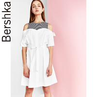 Bershka 巴适卡 00493111250 女士露肩连衣裙