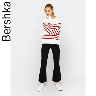 Bershka 巴适卡 05195111800 女士牛仔叭裤阔腿裤