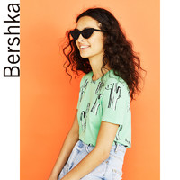 Bershka 巴适卡 02594443500 女士T恤