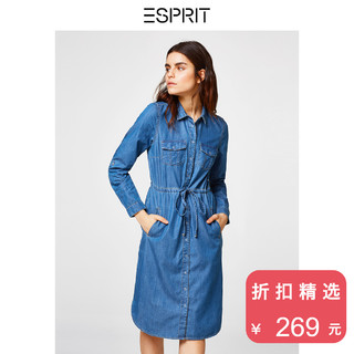 ESPRIT 028EE1E010 女士牛仔连衣裙