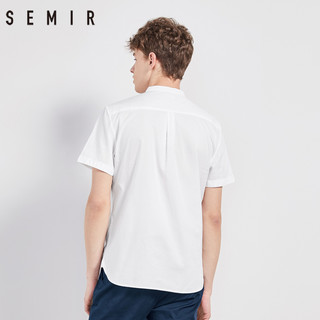 Semir 森马 13-047041290 男士立领短袖衬衫