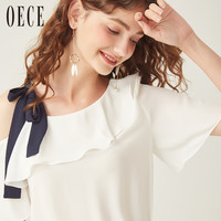 OECE kb540 女士单肩雪纺衬衫