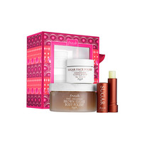 fresh 馥蕾诗 护肤套装（澄糖面膜30g+澄糖护唇膏4.3g+棕糖身体磨砂200g）