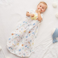 misslele 米乐鱼 婴儿纱布睡袋 礼物盒 100*55cm
