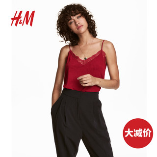 H&M HM0469137 女士蕾丝装饰上衣 