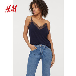 H&M HM0469137 女士蕾丝装饰上衣 