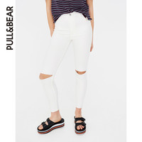 PULL＆BEAR 09681301 女士紧身版高腰长裤