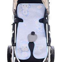 Elepbaby 象宝宝 婴儿推车凉席 蓝色 73X34CM