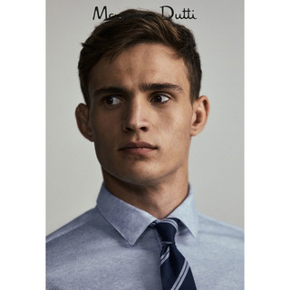 Massimo Dutti 00122442400 男士细纹针织衬衫