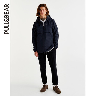 PULL＆BEAR 09713503 男士薄款连帽套头夹克