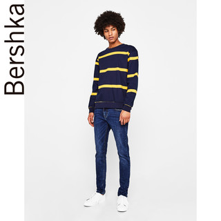 Bershka 00267534428 蓝色休闲牛仔裤