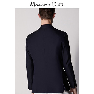 Massimo Dutti 02020312401 男士修身羊毛西装