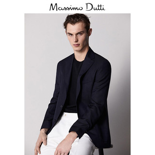 Massimo Dutti 02020312401 男士修身羊毛西装