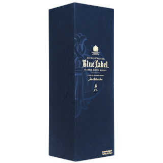 JOHNNIE WALKER 尊尼获加 蓝牌 苏格兰威士忌 700ml 蓝方礼盒装