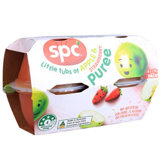 SPC 苹果草莓果泥杯  120g*4杯