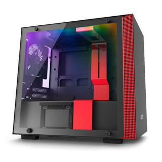 NZXT 恩杰 H200i 黑红  mini-ITX机箱