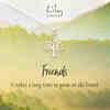 Lily charmed 莉莉 925银友谊树项链 (6g、45cm、银色)