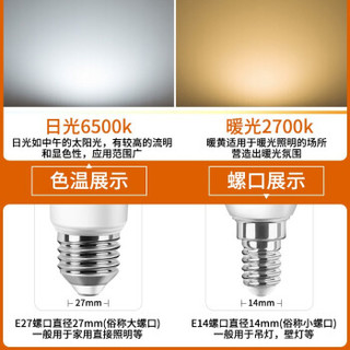 OSRAM 欧司朗 LED球泡 10.5W E27螺口 5只