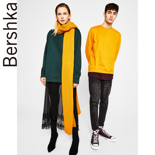 Bershka 巴适卡 07069498305 男士圆领套头卫衣