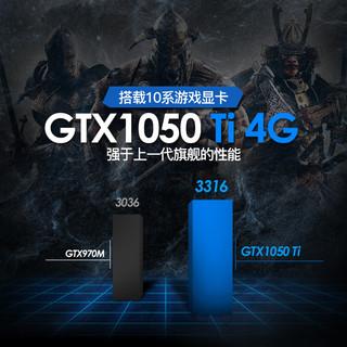 Shinelon 炫龙 毁灭者DDpro-4681S1N 15.6英寸游戏本（G5500、8GB、128GB+1TB、 GTX 1050Ti 4G）