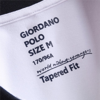 GIORDANO 佐丹奴 01018033 男士徽章Polo衫