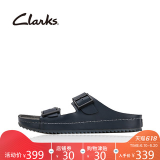 Clarks Netrix Free 男士真皮凉拖