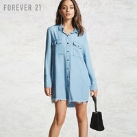 FOREVER 21 00285636 女士牛仔连衣裙