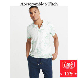 Abercrombie & Fitch 201476 AF 男士扎染纯棉口袋亨利衫