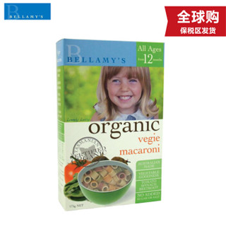 BELLAMY'S  贝拉米 婴幼儿辅食有机蔬菜通心粉 175g