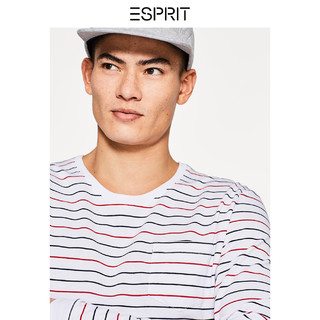 ESPRIT EDC系列 018CC2K001 男士条纹长袖T恤 