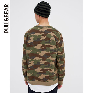 PULL＆BEAR 05593502 男士迷彩印花卫衣