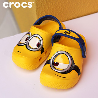 Crocs 卡骆驰 FunLab Minion Clg 儿童凉鞋