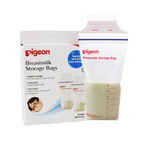 有券的上：贝亲（Pigeon）母乳保存袋储存袋 储奶袋180mlx25片 *3件