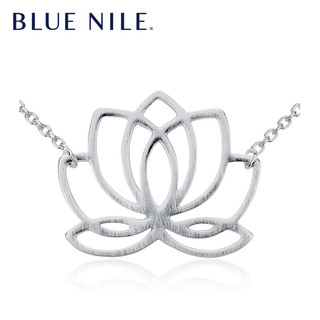 Blue Nile 925银 莲花造型项链